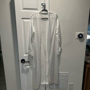 Elegant White Long Robe
